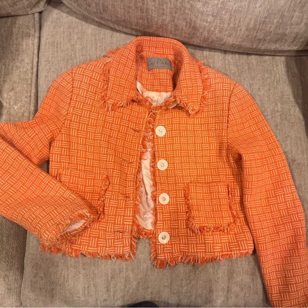 Chic Emil Rutenberg Orange Women's Blazer